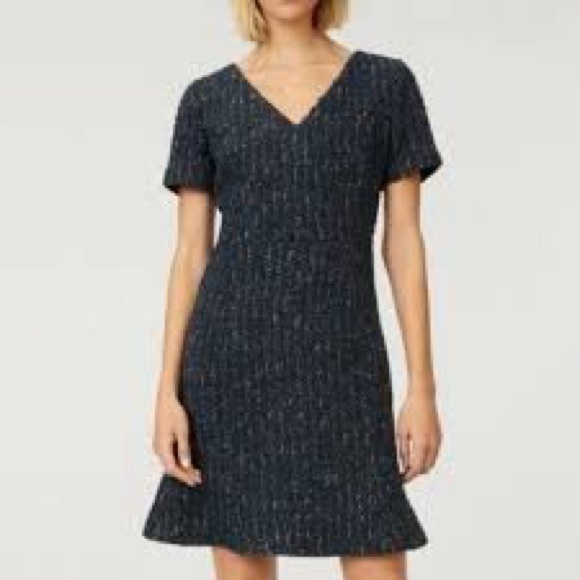 Club Monaco Andreah Women's Fit And Flare Tweed Dress Size 6 - Picture 1 of 4